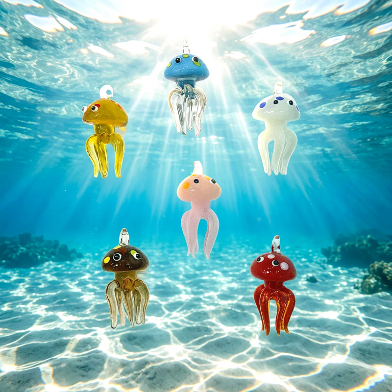 Colorful Mini Jellyfish Glass  - Marine Aquarium & Regional Centre Reviews ulasan dan harga