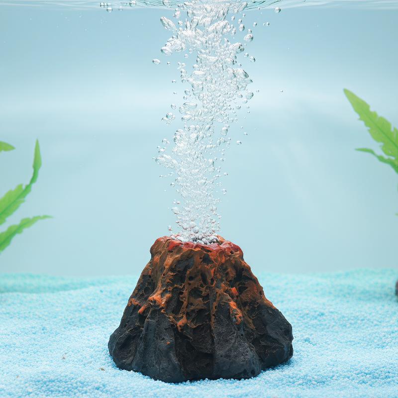 Volcano Shaped Aquarium Bubble - Marine Aquarium All In One ulasan dan harga