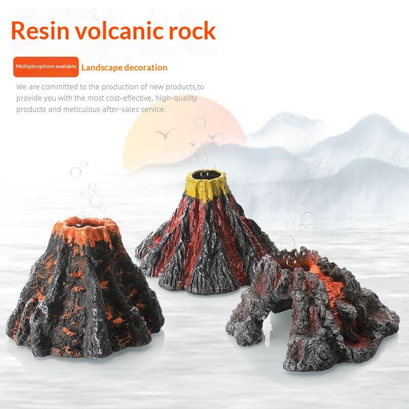 Volcano Shaped Aquarium Bubble - Marine Aquarium All In One ulasan dan harga