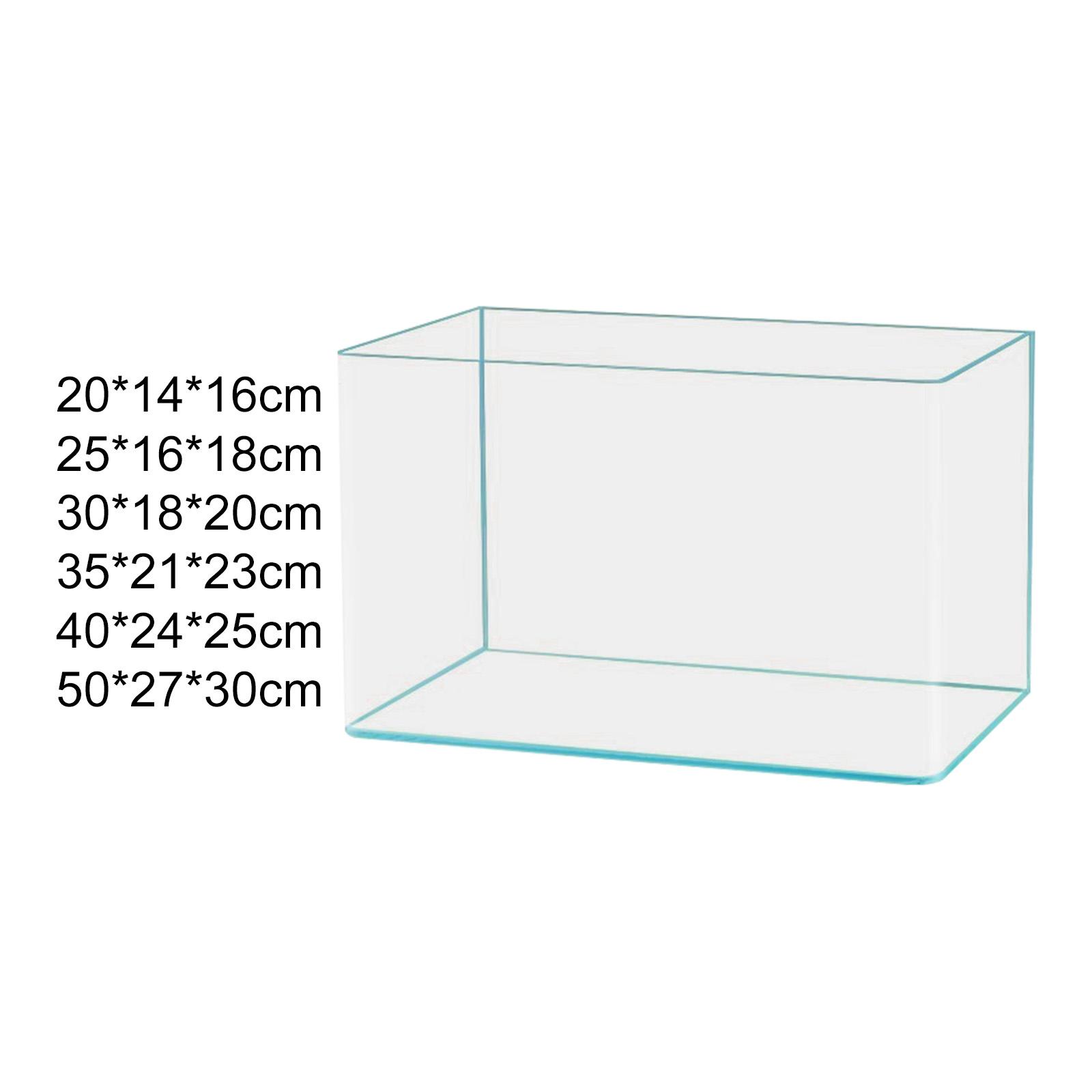 Clear Glass Fish Tank Decorati - Marine Aquarium All In One ulasan dan harga