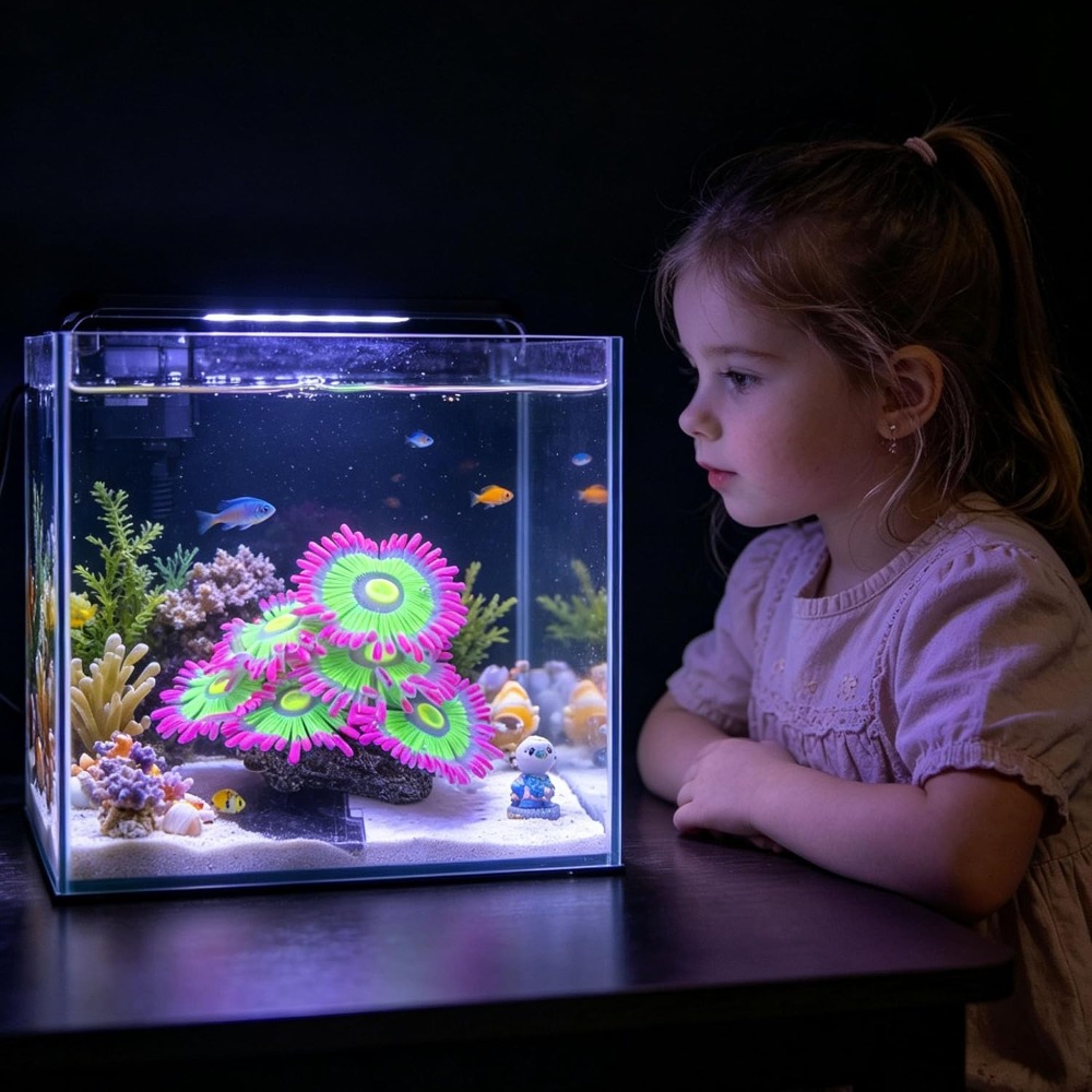 Glowing Soft Aquarium Fish Tan - Marine Aquarium All In One ulasan dan harga