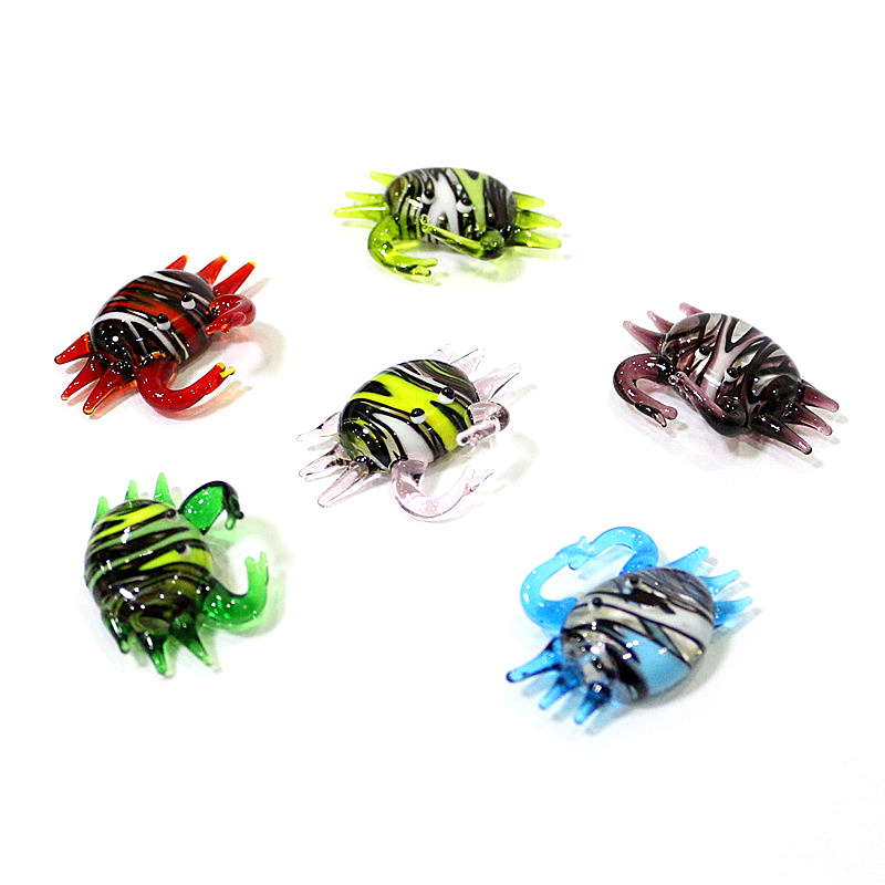 Handmade Cute Mini Glass Crab  - Marine Aquarium & Regional Centre Reviews ulasan dan harga