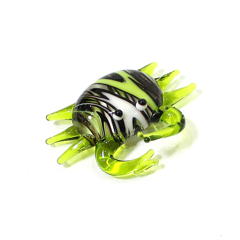 Handmade Cute Mini Glass Crab  - Marine Aquarium & Regional Centre Reviews ulasan dan harga
