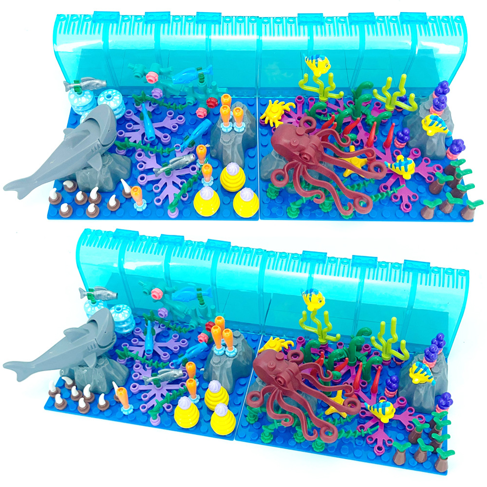 Compatible With LEGO Aquarium  - Aquarium Marine World ulasan dan harga